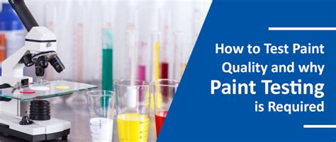 paint lab test|how to check paint quality.